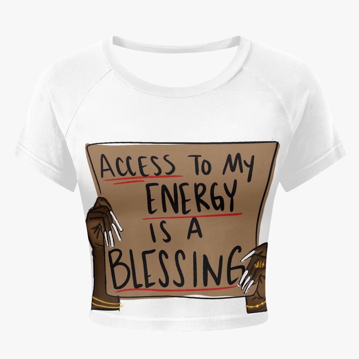 753. Women's Fitted Crop Top Tee