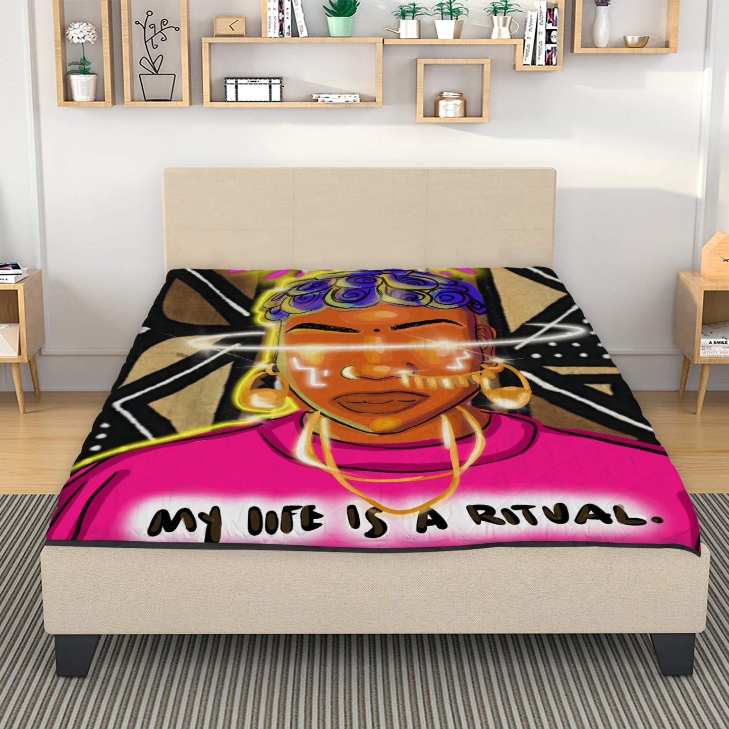245. Polyester Quilt