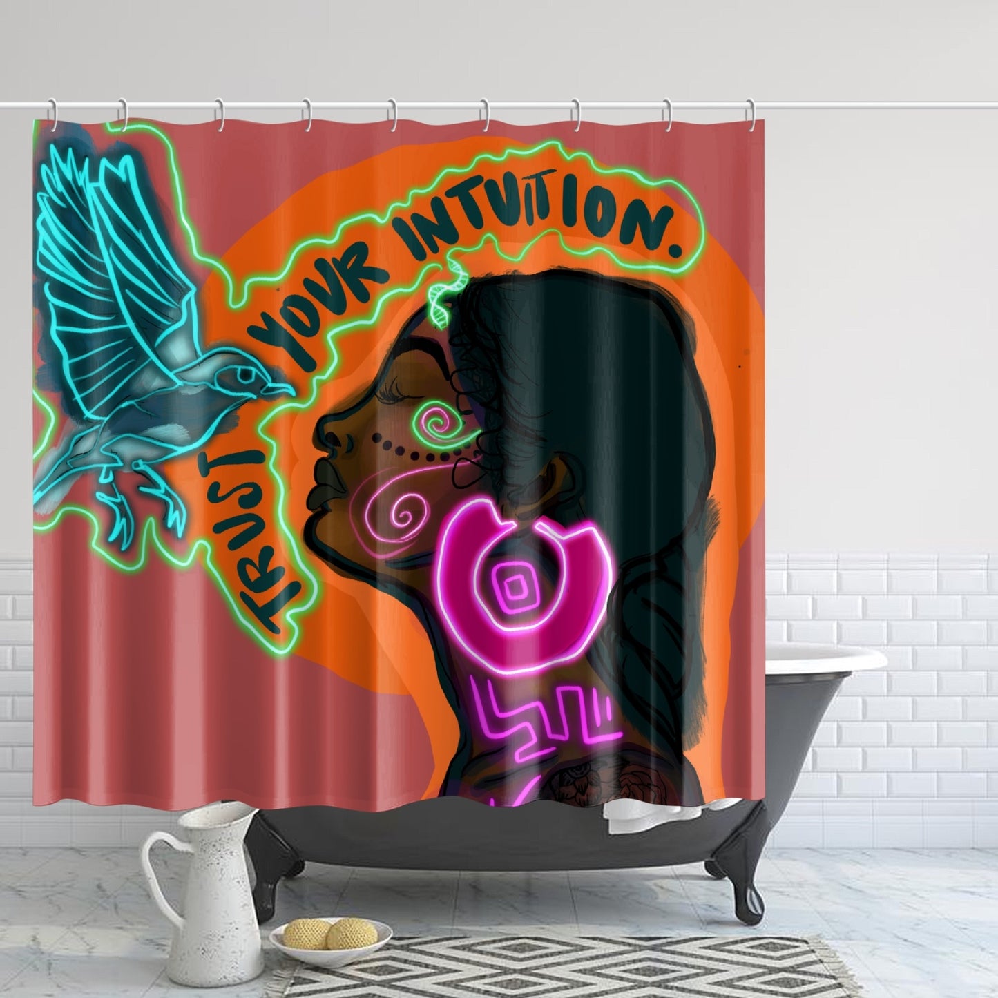172. Quick-drying Shower Curtain
