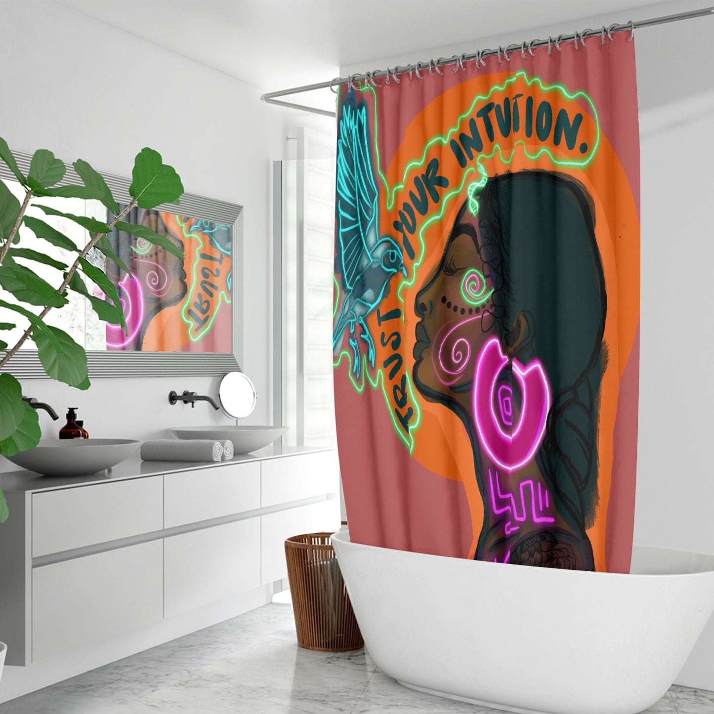 172. Quick-drying Shower Curtain