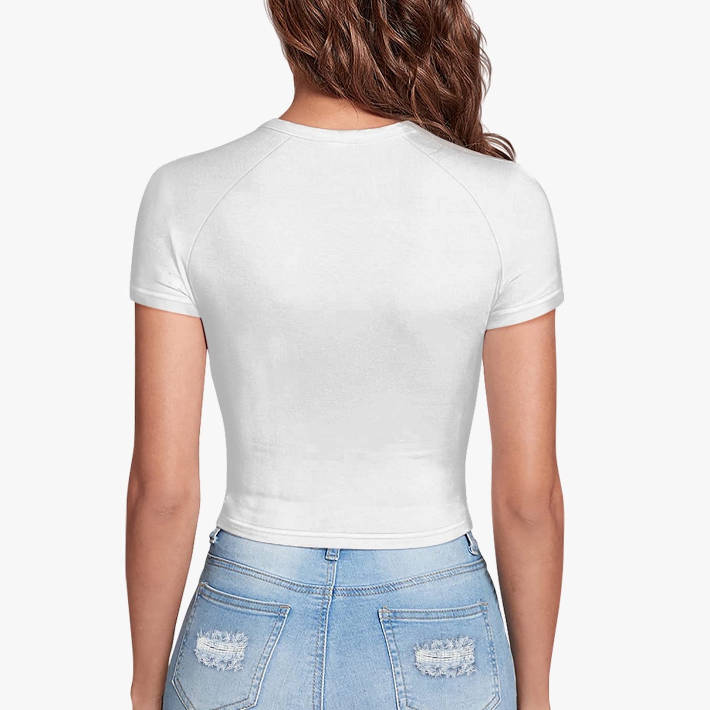 753. Women's Fitted Crop Top Tee