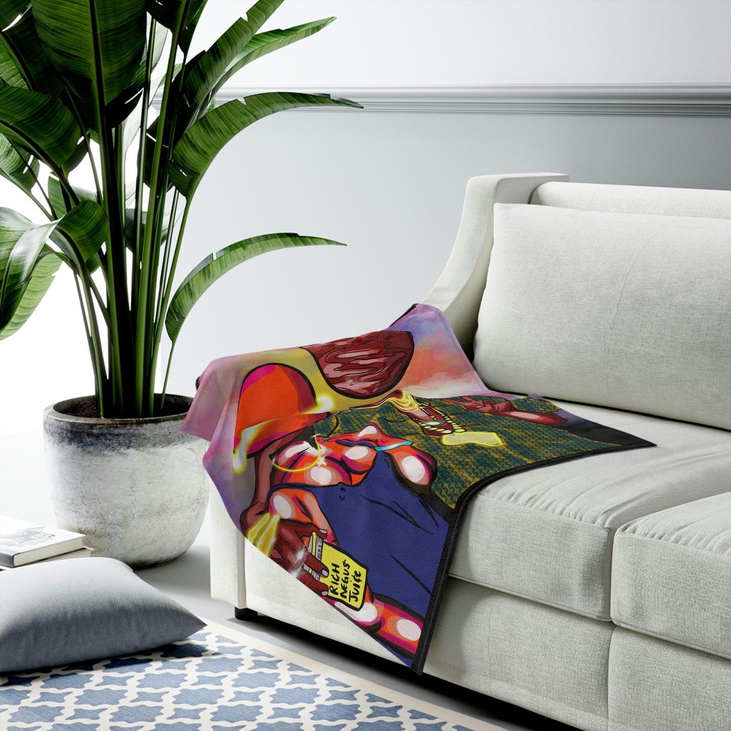 Rich negus Velveteen Plush Blanket