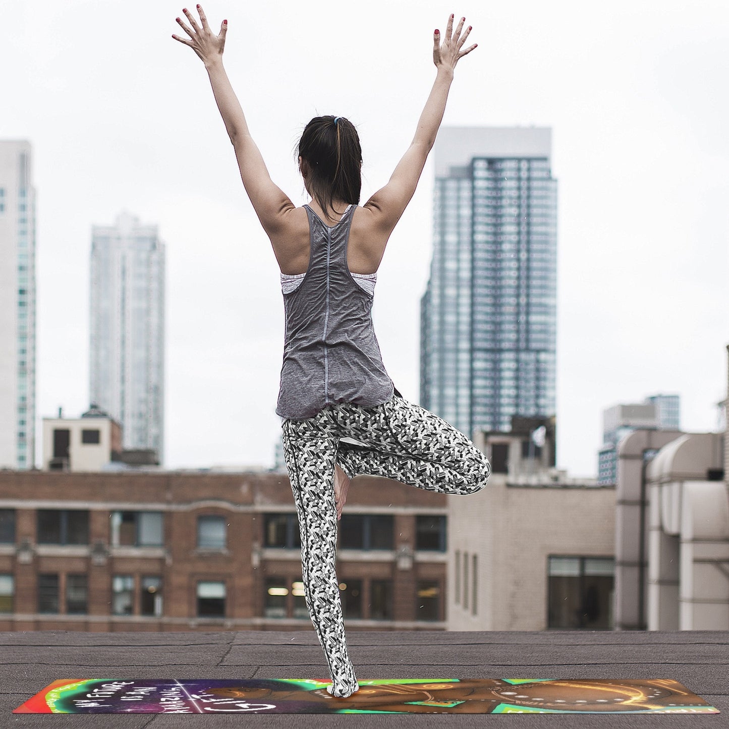GIFT Suede Anti-slip Yoga Mat