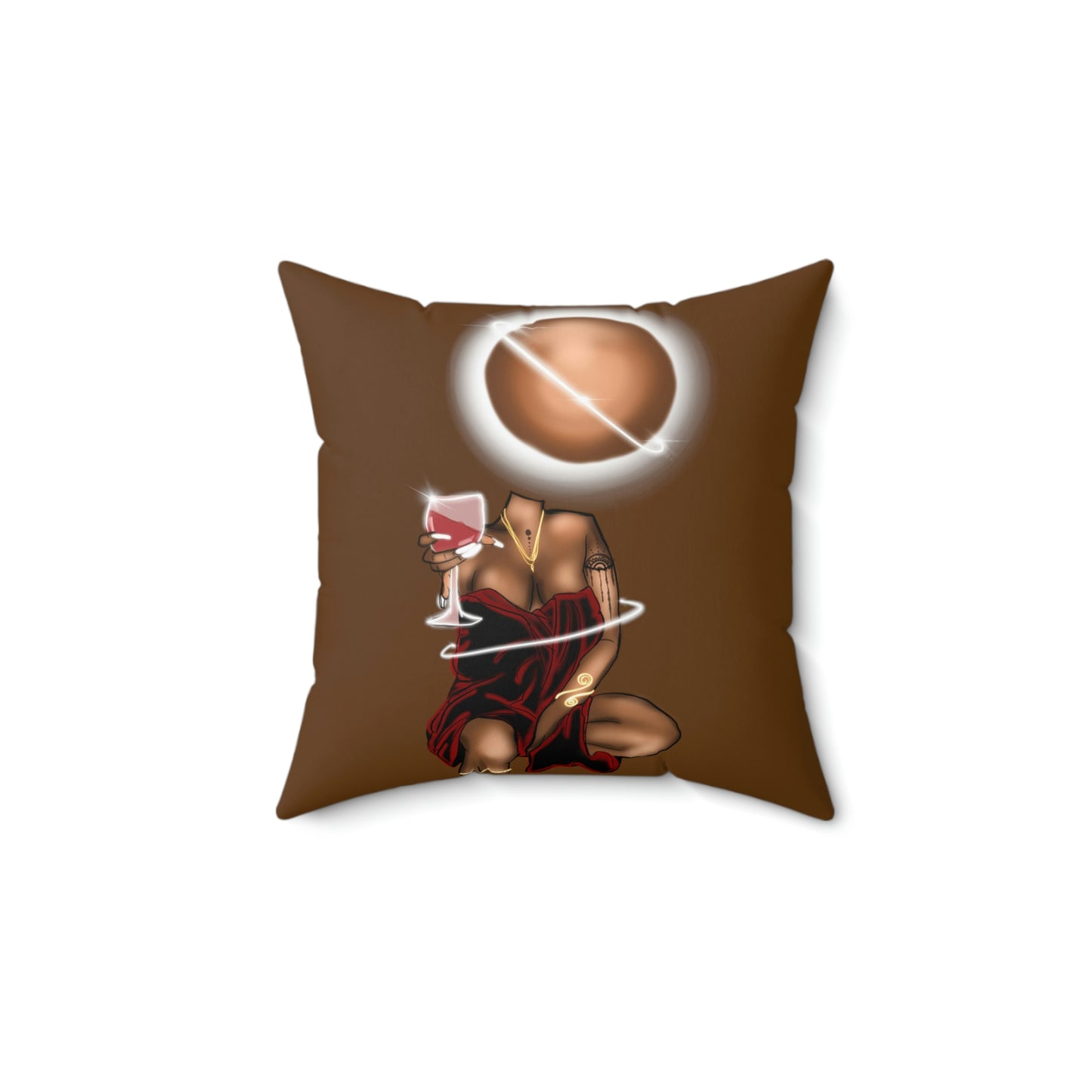 Spun Polyester Square Pillow
