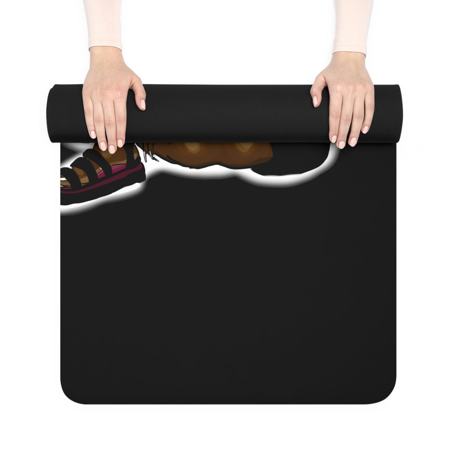worry less yoga mat
