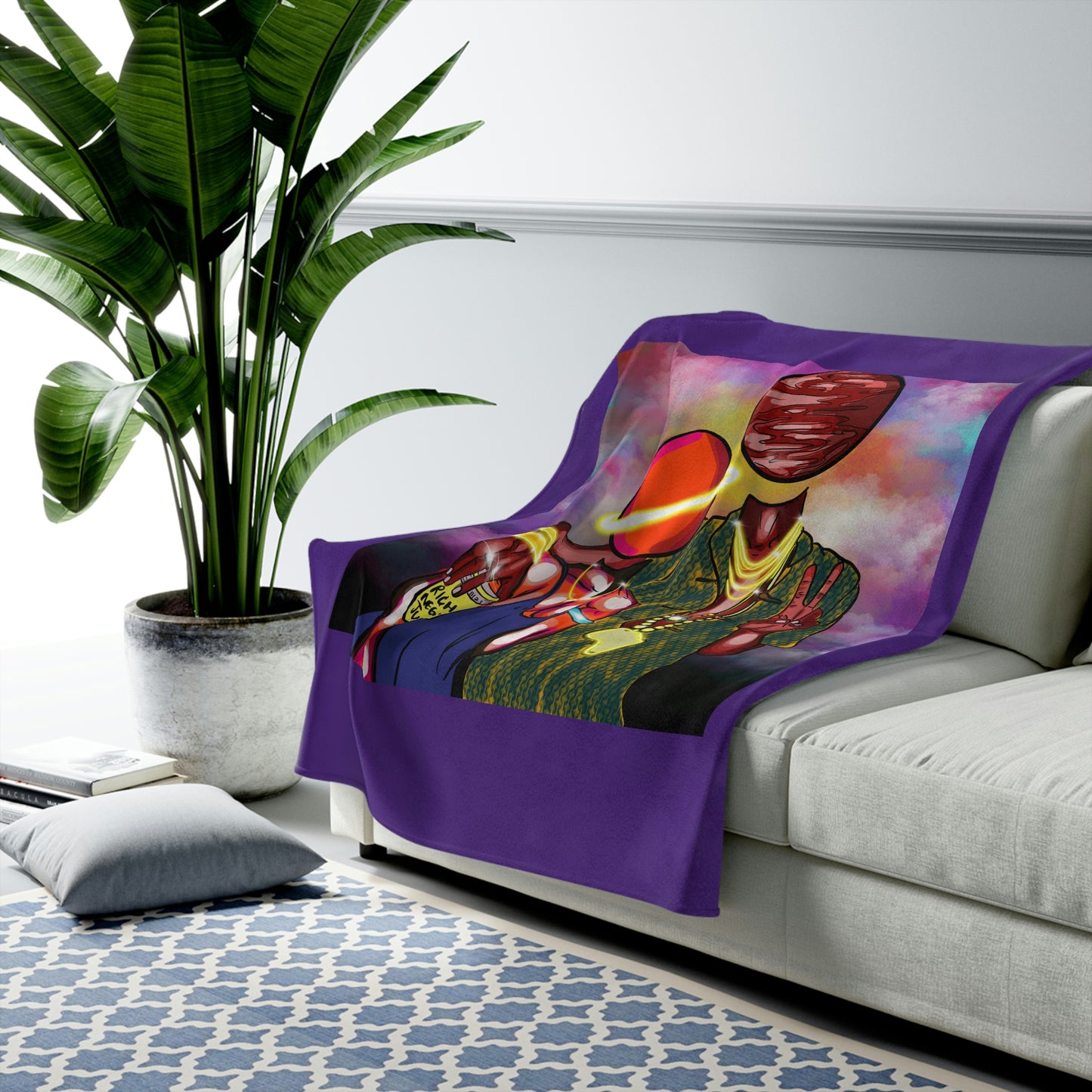 Rich negus Velveteen Plush Blanket