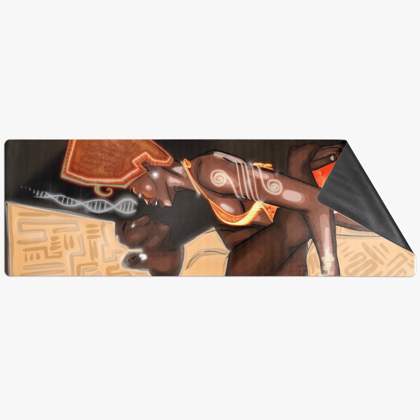 Ancient love. Suede Anti-slip Yoga Mat