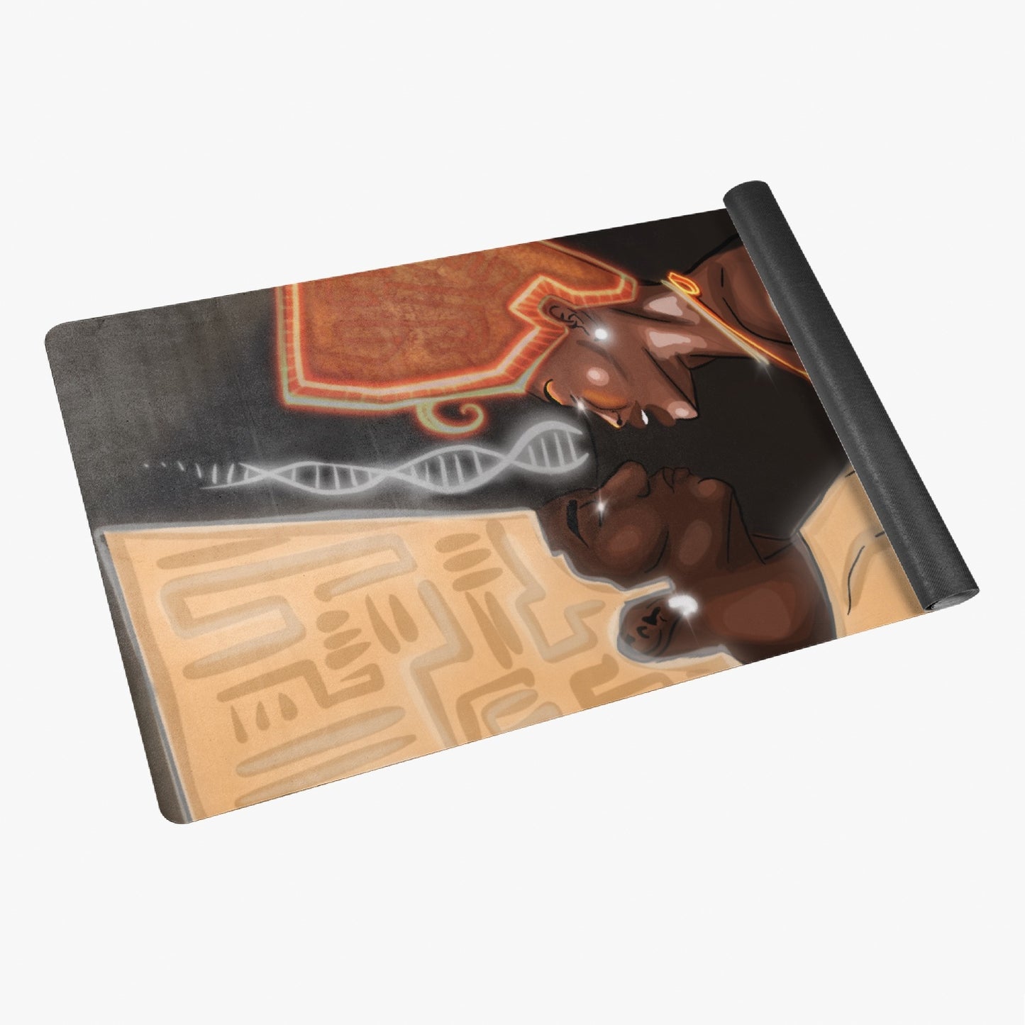 Ancient love. Suede Anti-slip Yoga Mat