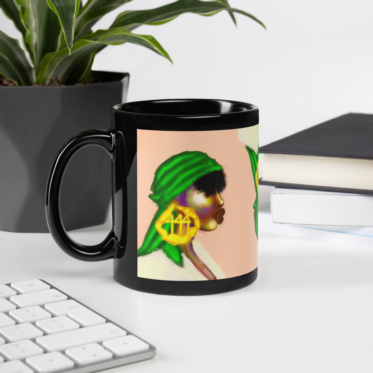 Black Glossy Mug