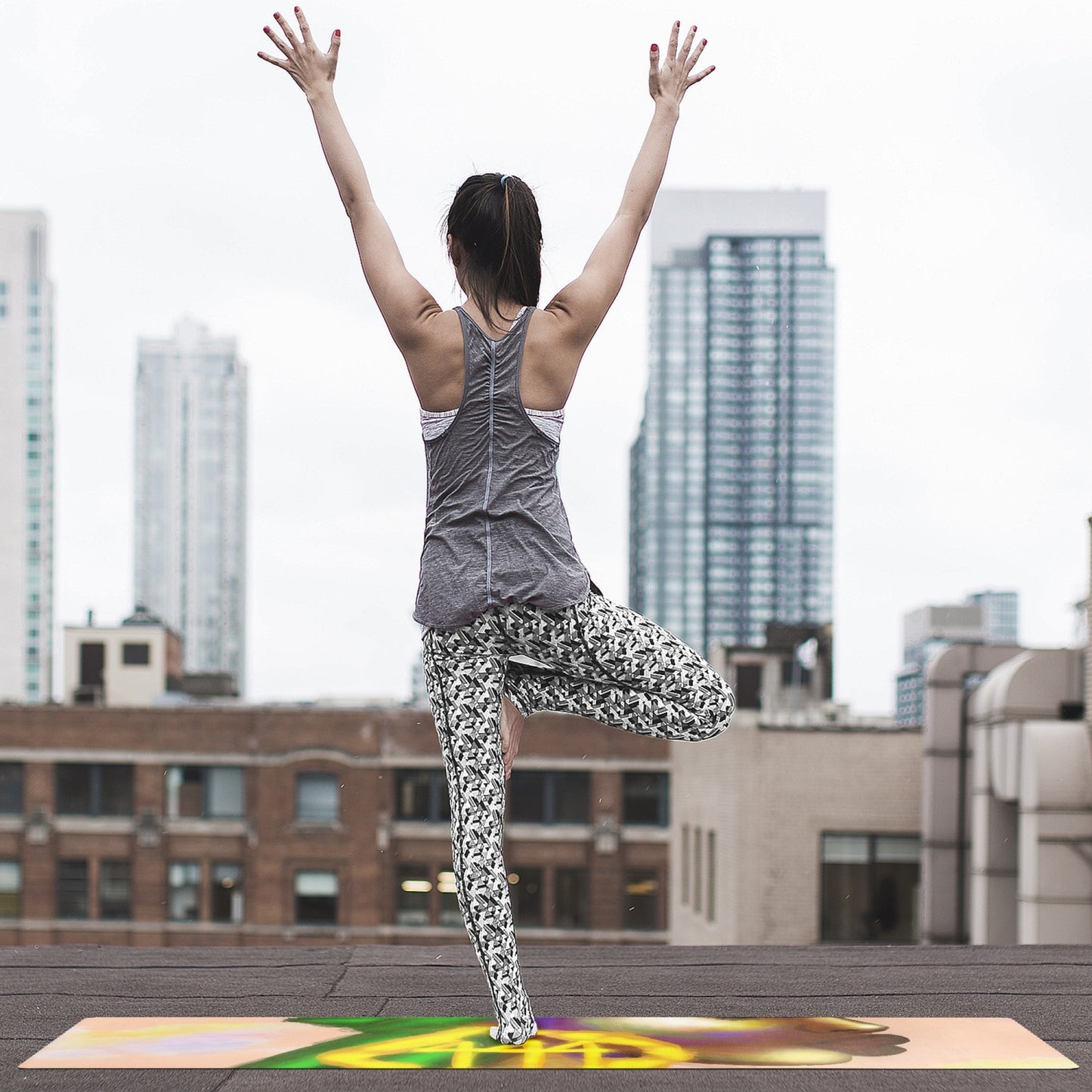 444. Suede Anti-slip Yoga Mat