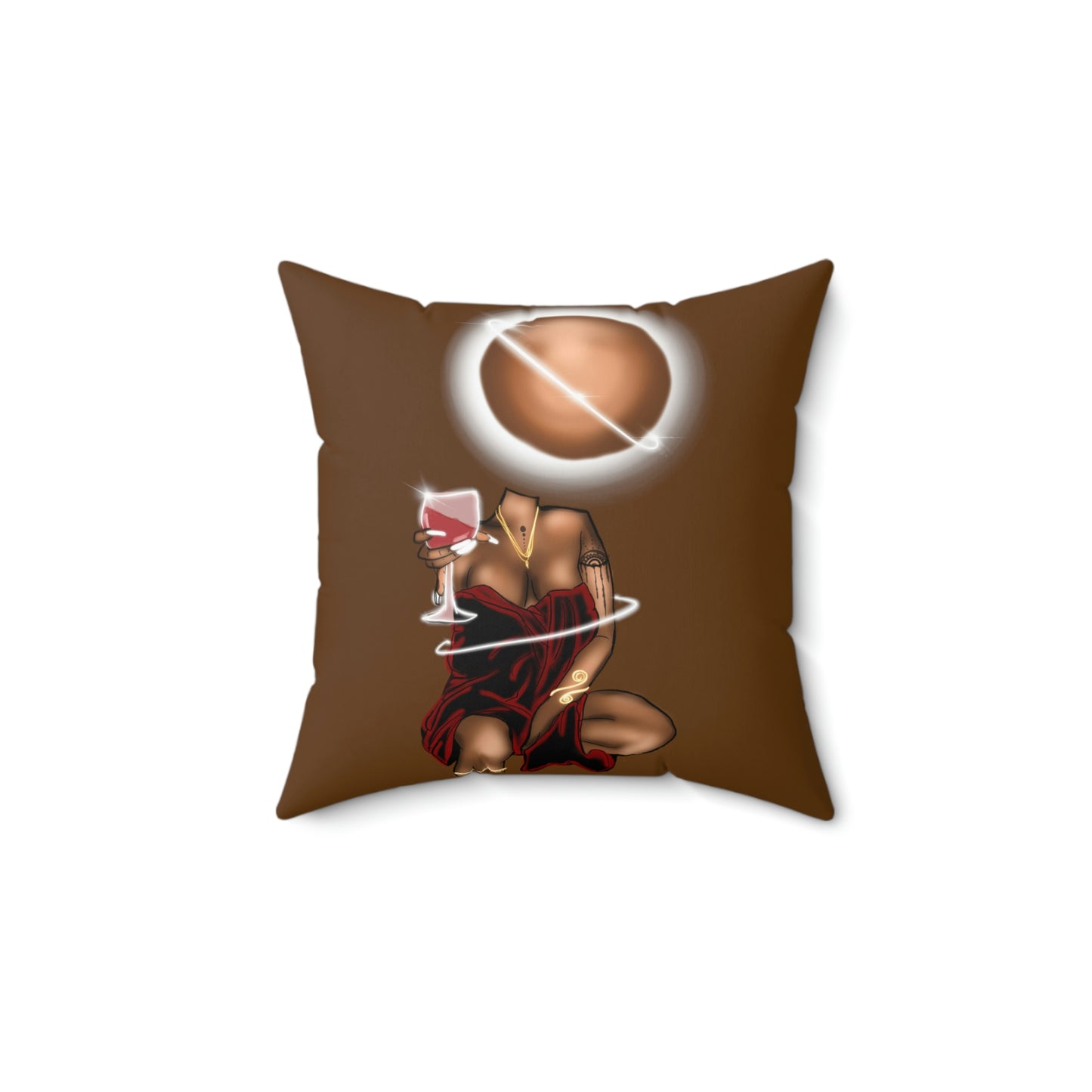 Spun Polyester Square Pillow