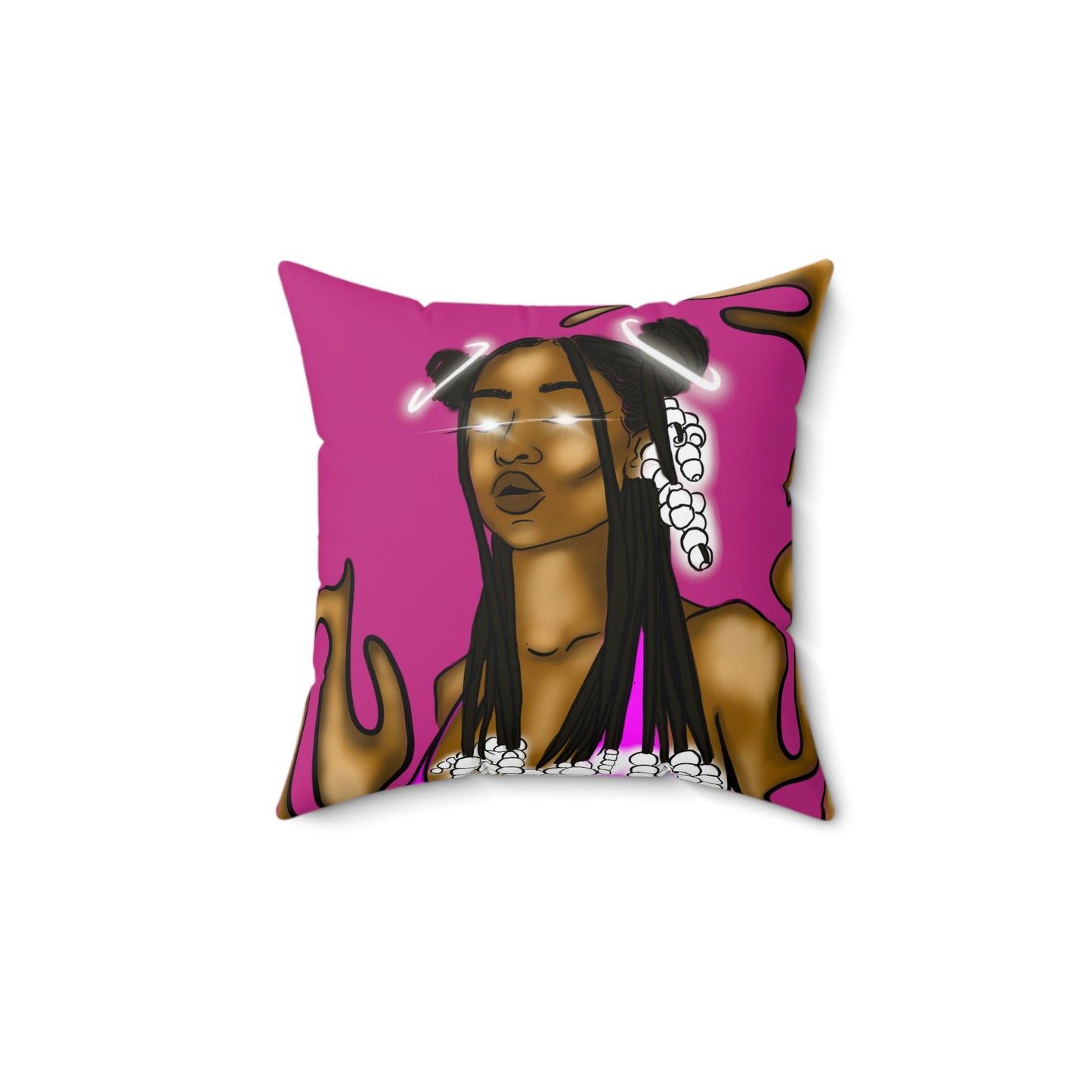 Spun Polyester Square Pillow
