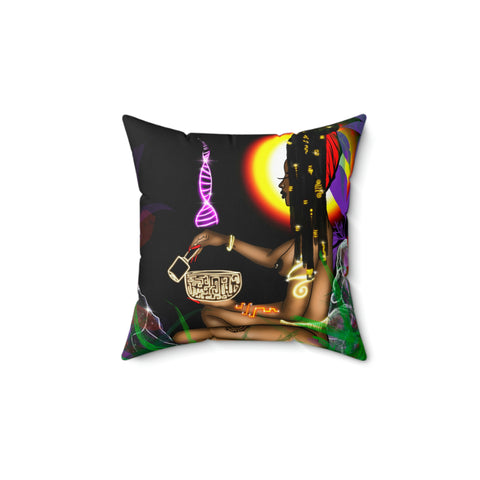 Spun Polyester Square Pillow