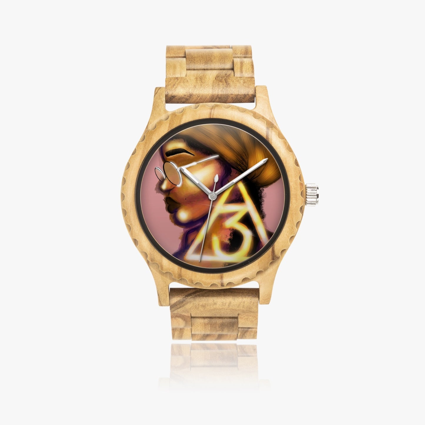 206. Italian Olive Lumber Wooden Watch