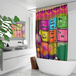 Shine w your light . Quick-drying Shower Curtain