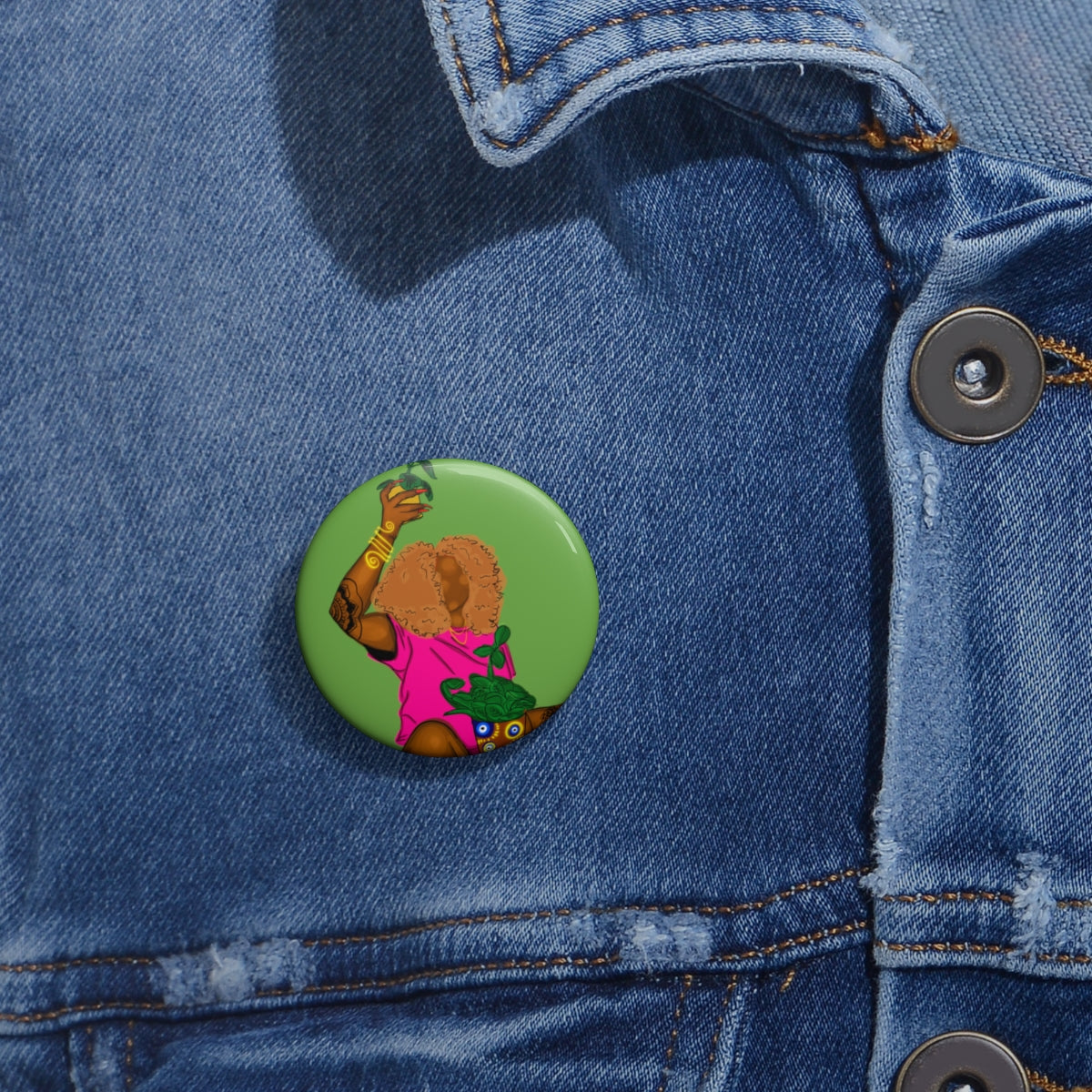 Custom Pin Buttons