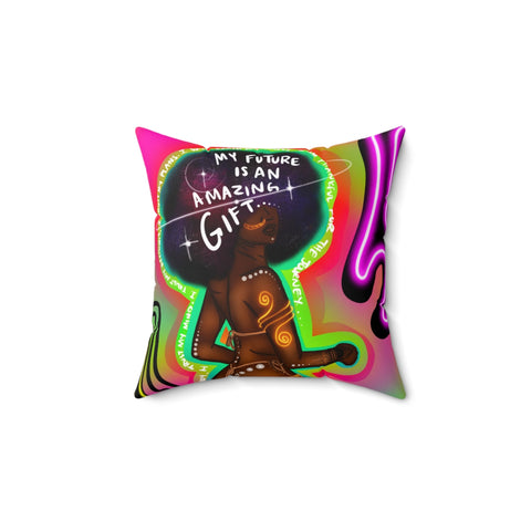 Amazing gift Spun Polyester Square Pillow Case