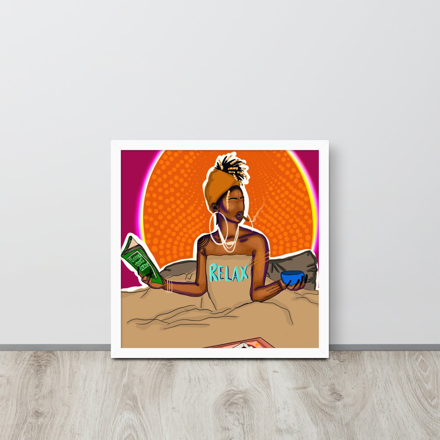 Relax Framed poster